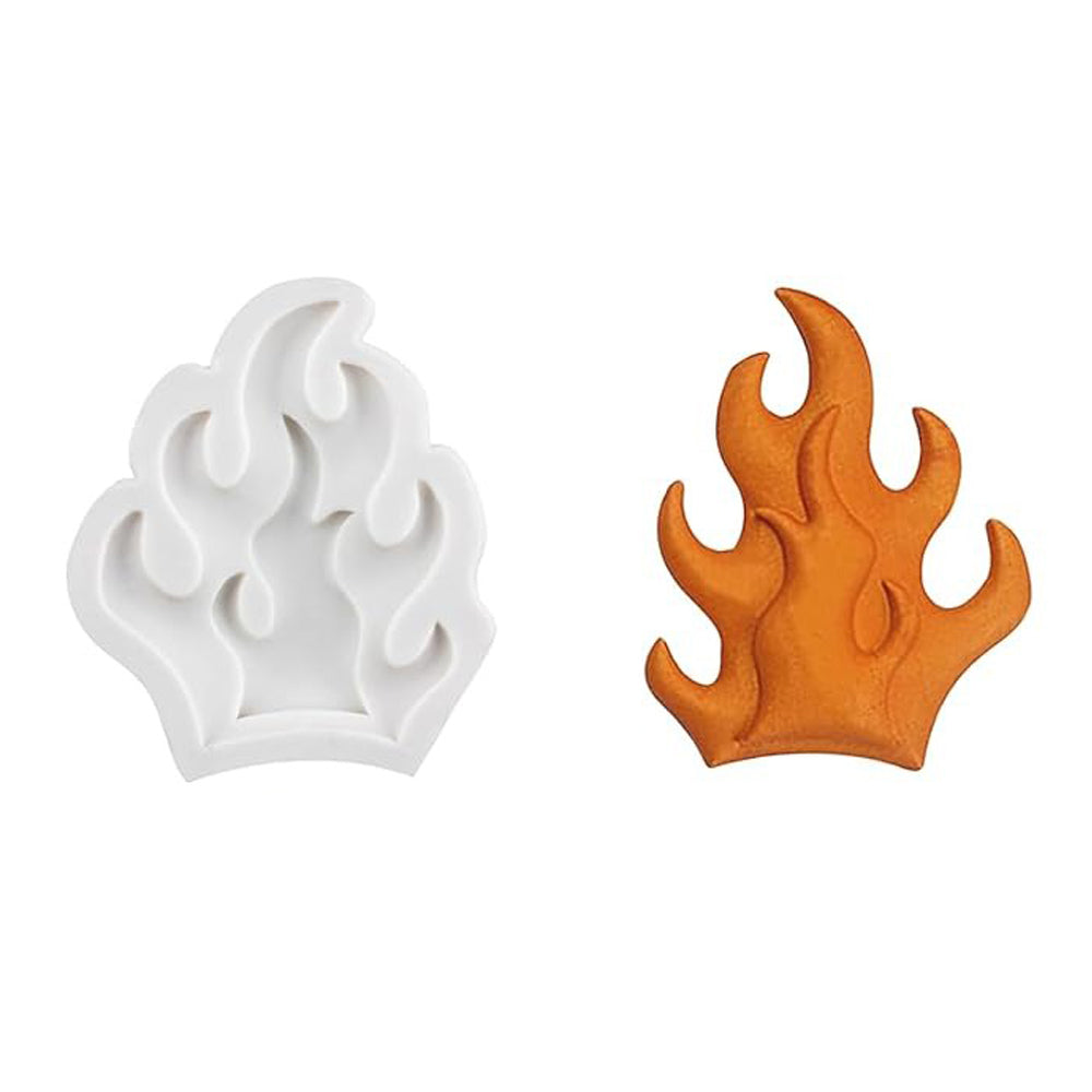 Fire Silicone Fondant Mold Small