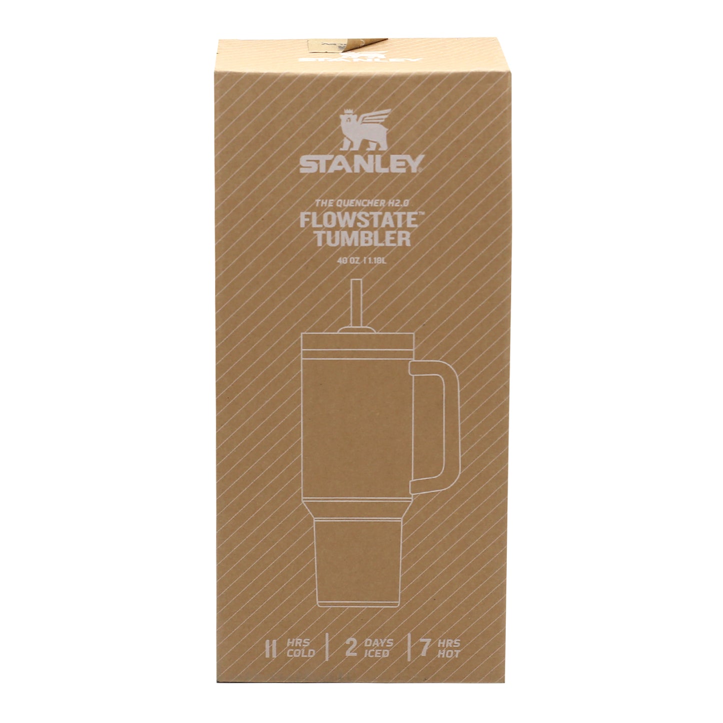 STANLEY Quencher Tumbler With Handle And Straw (Black)