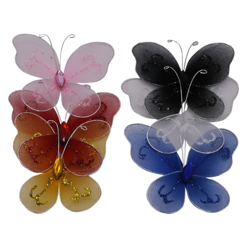 Wall Decoration Fairy Butterfly 6Pcs Set