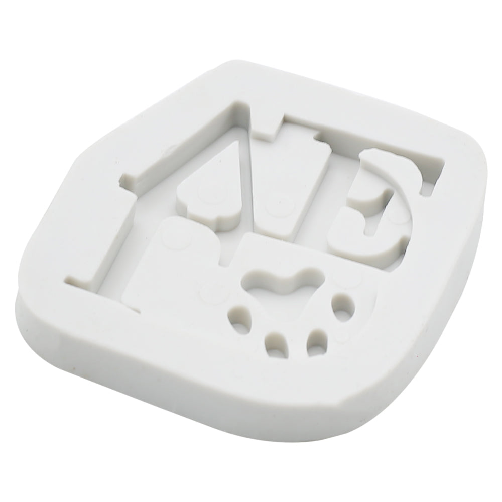 Love With Bear Paw Silicone Fondant Mold
