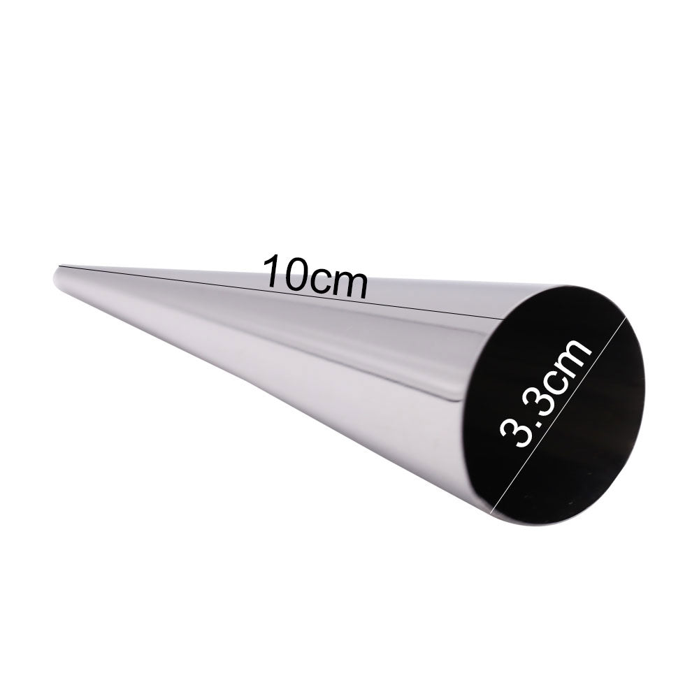 Cream Roll Cones Medium 6Pcs Set Stainless Steel