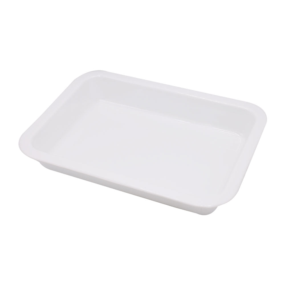 Melamine Deep Rectangle Serving Tray White