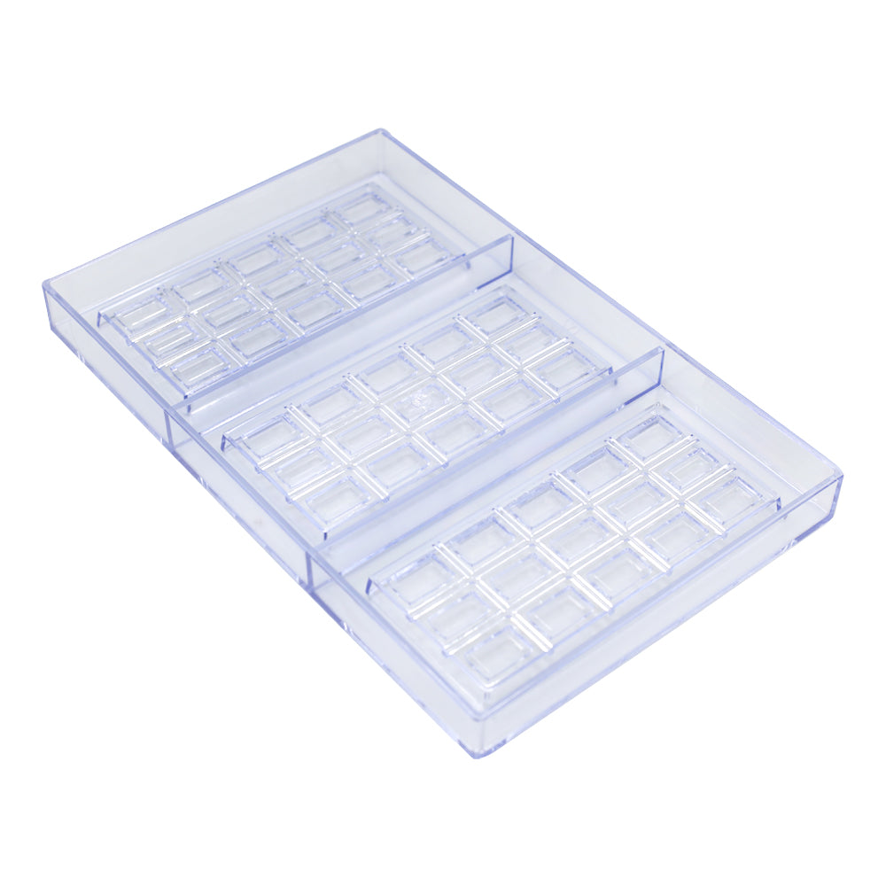 KitKat Bar Acrylic Chocolate & Candy Mold 3 Cavity