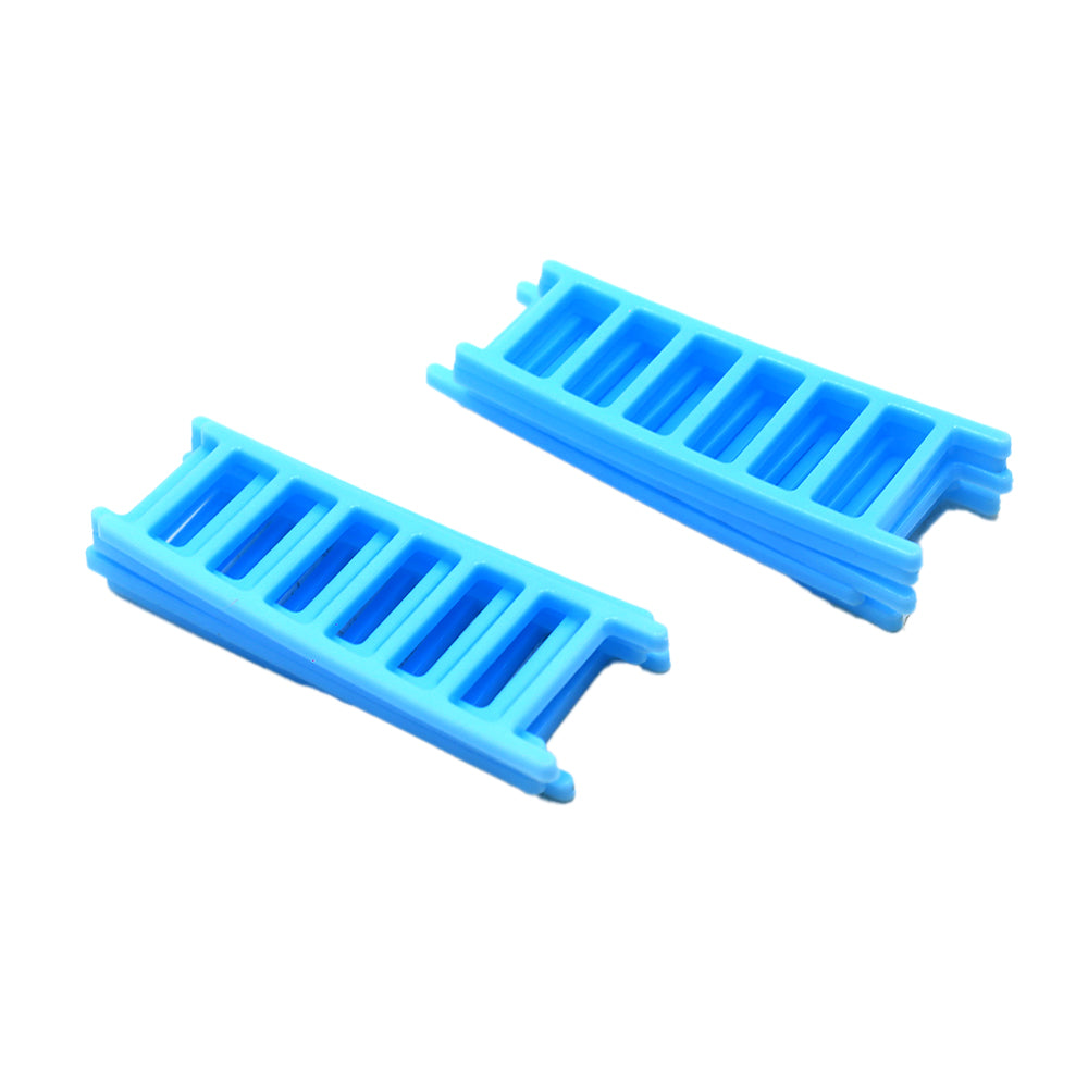 Mini Blue Ladder Cake Plastic 10pcs Set