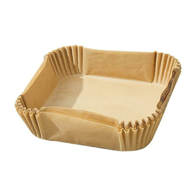 Air Fryer Disposable Non Stick Paper Liners 50 Pcs Square Small