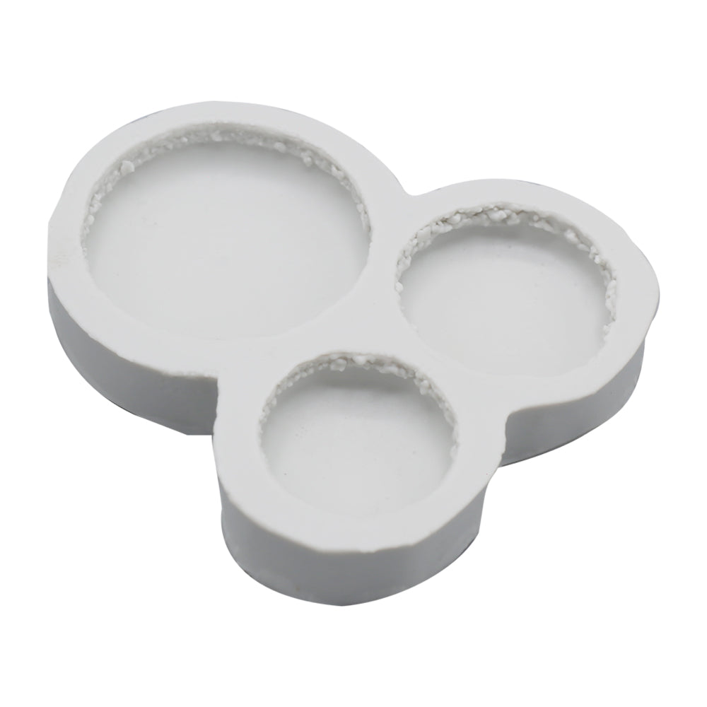 Macaron Silicone Fondant Mold 3 Cavity