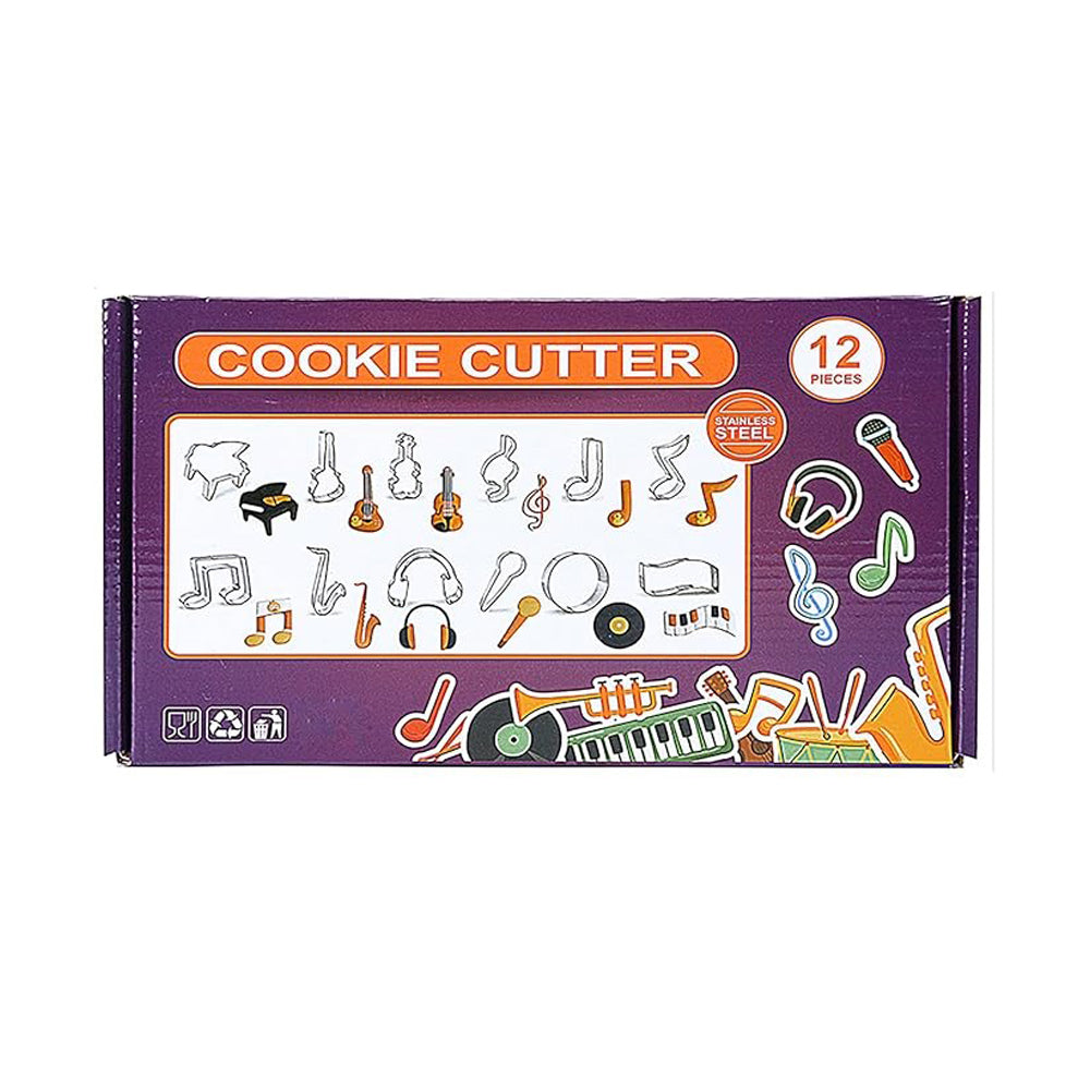 Music Cookie cutter 12Pcs Set