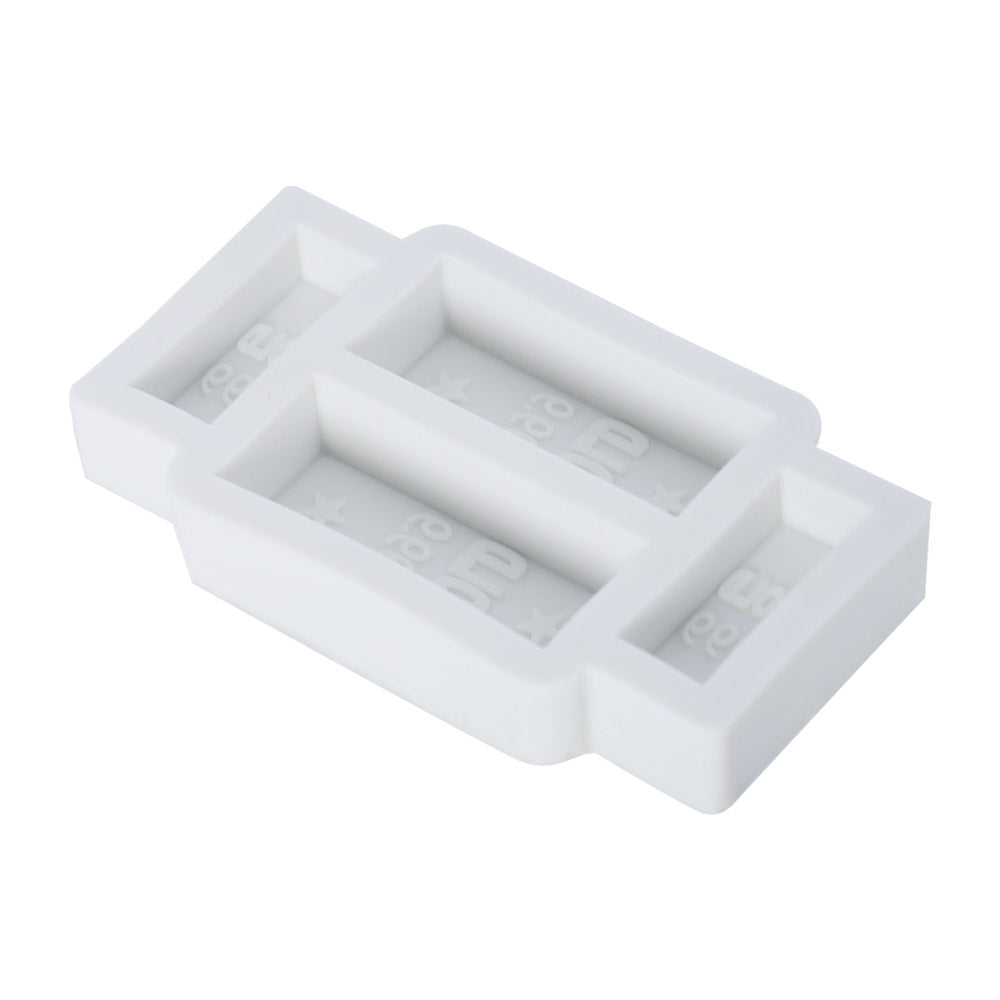 Gold Bar Silicone Fondant Mold 4 Cavity