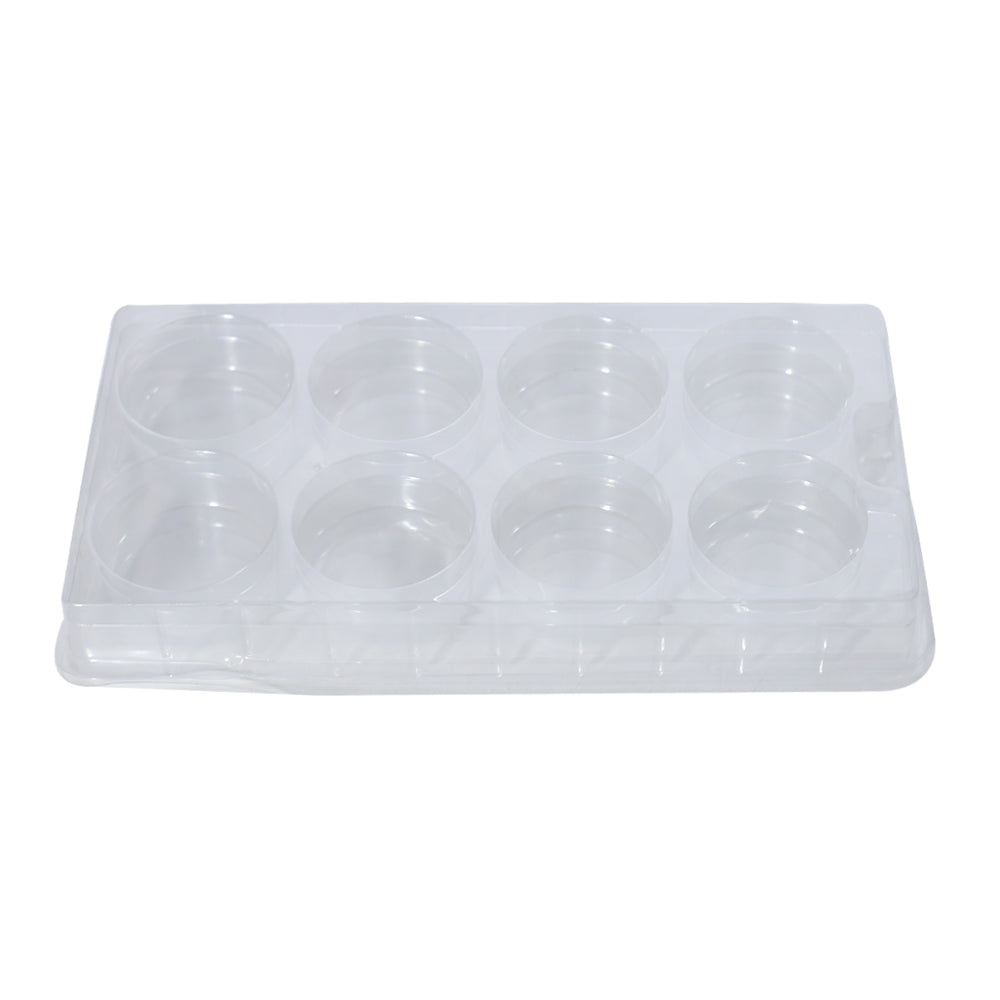 Oreo Shape Acrylic And Chocolate Mold 8 Cavity 2Pcs Set