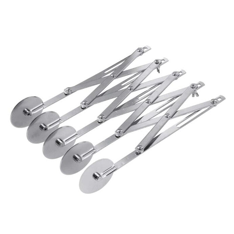5 Wheel Expendable Dough Cutter Stainless Steel