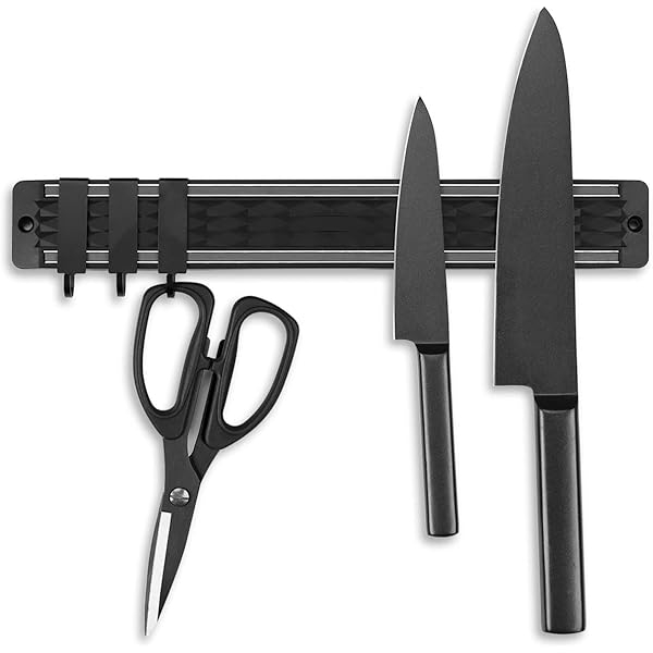 Magnetic Wall Mounted Knives Holding Strip 38cm