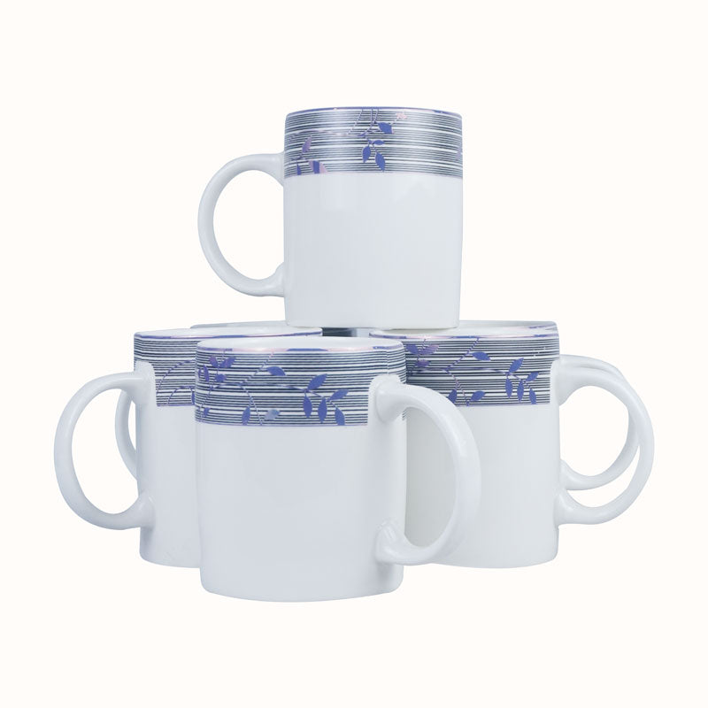 Tea, Milk And Coffee Drinking Mugs 6 Pcs Set (Design 01)