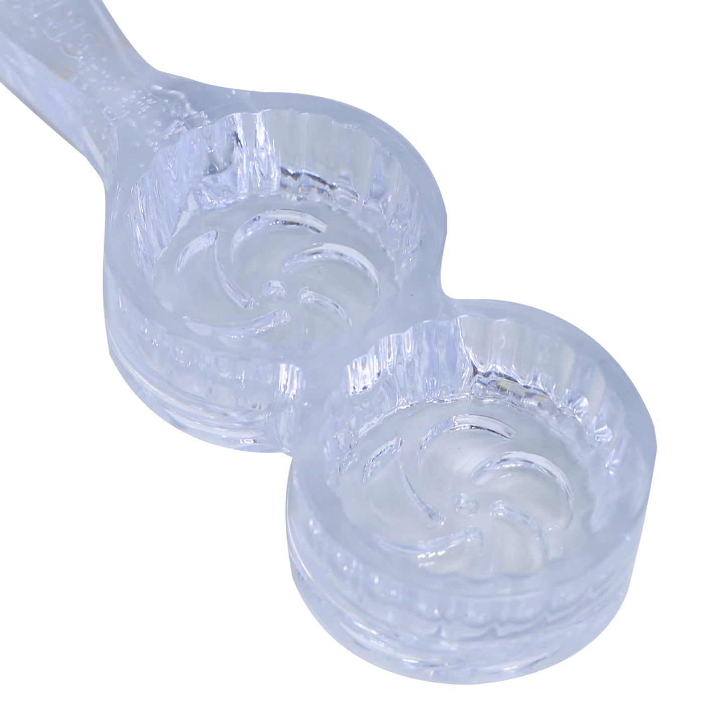 Fan Style Acrylic Cookie And Biscuit Mold 2 Cavity