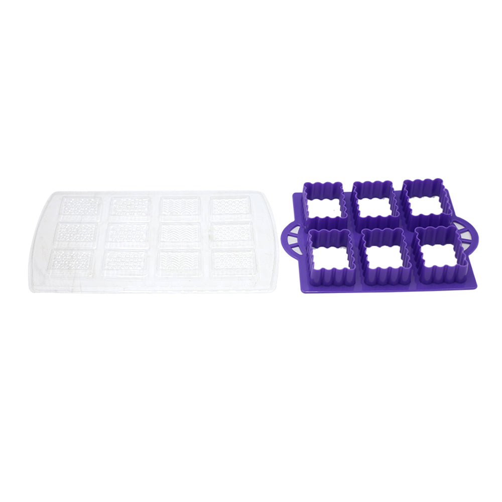Rectangle Cookie And Biscuit Cutter 6Pcs Set