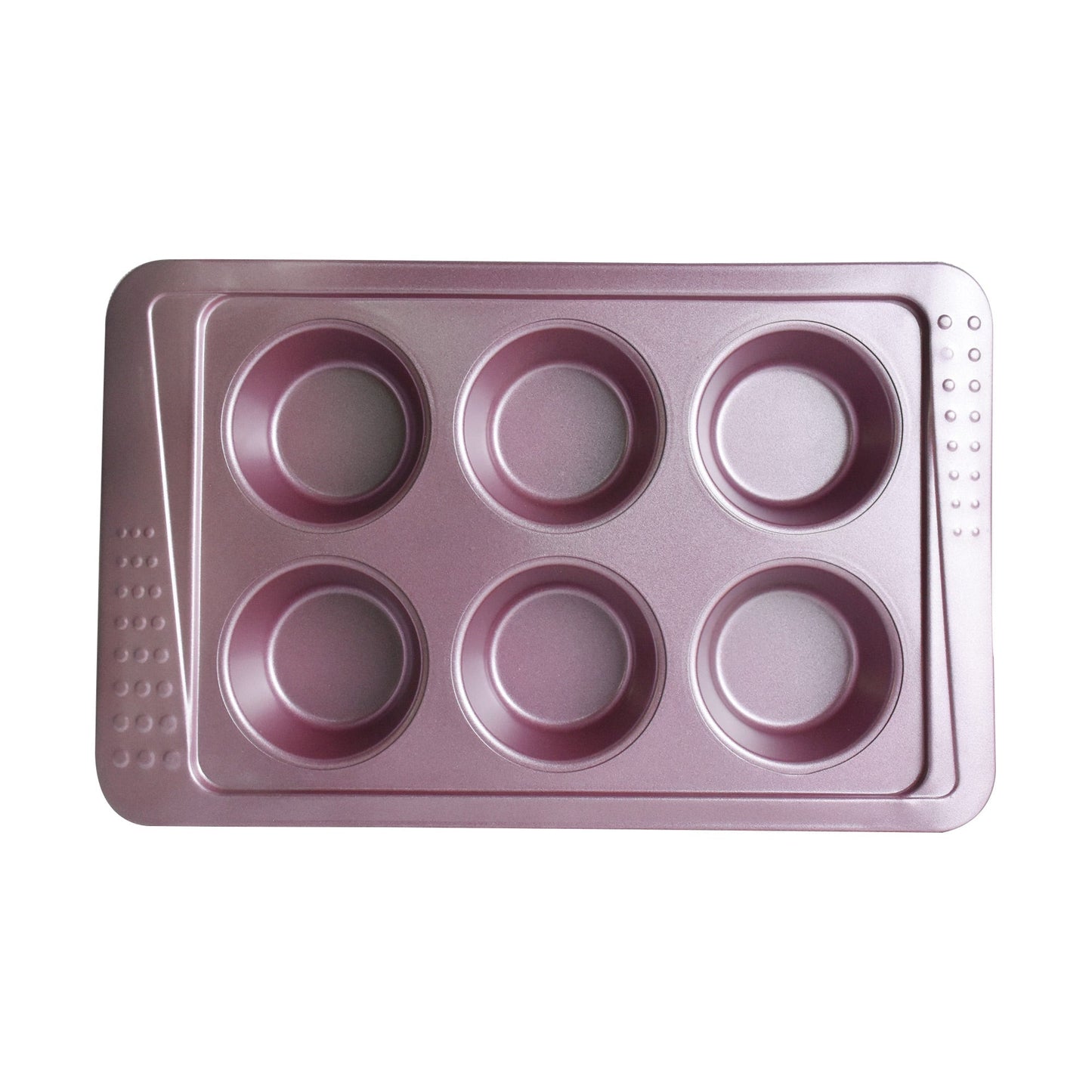 Non Stick Pink 7cm Cupcake Tray 6 Cavity