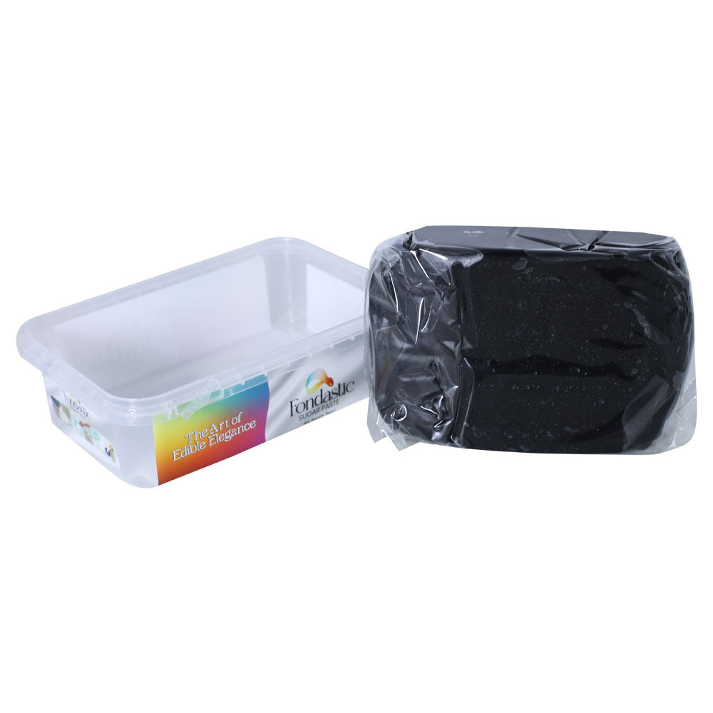 Milkyz Food Fondastic Black Fondant Sugar Paste 1Kg