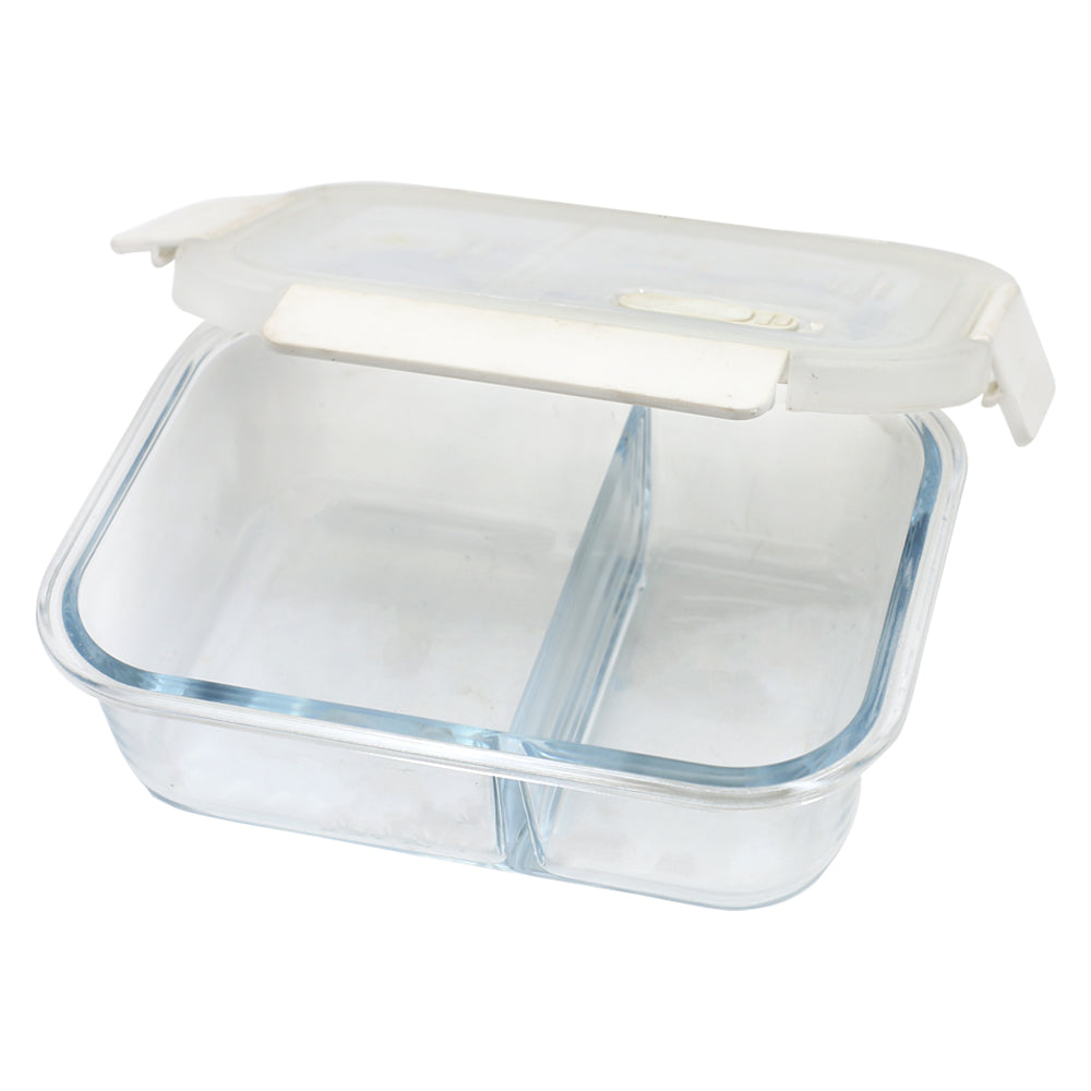 Glass Lunch Box 2 Compartments 1000ml