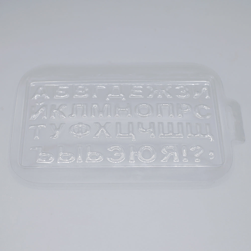 Alphabet Acrylic And Chocolate Mold 36 Cavity