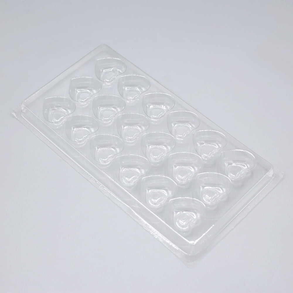 Heart Acrylic And Chocolate Mold 18 Cavity