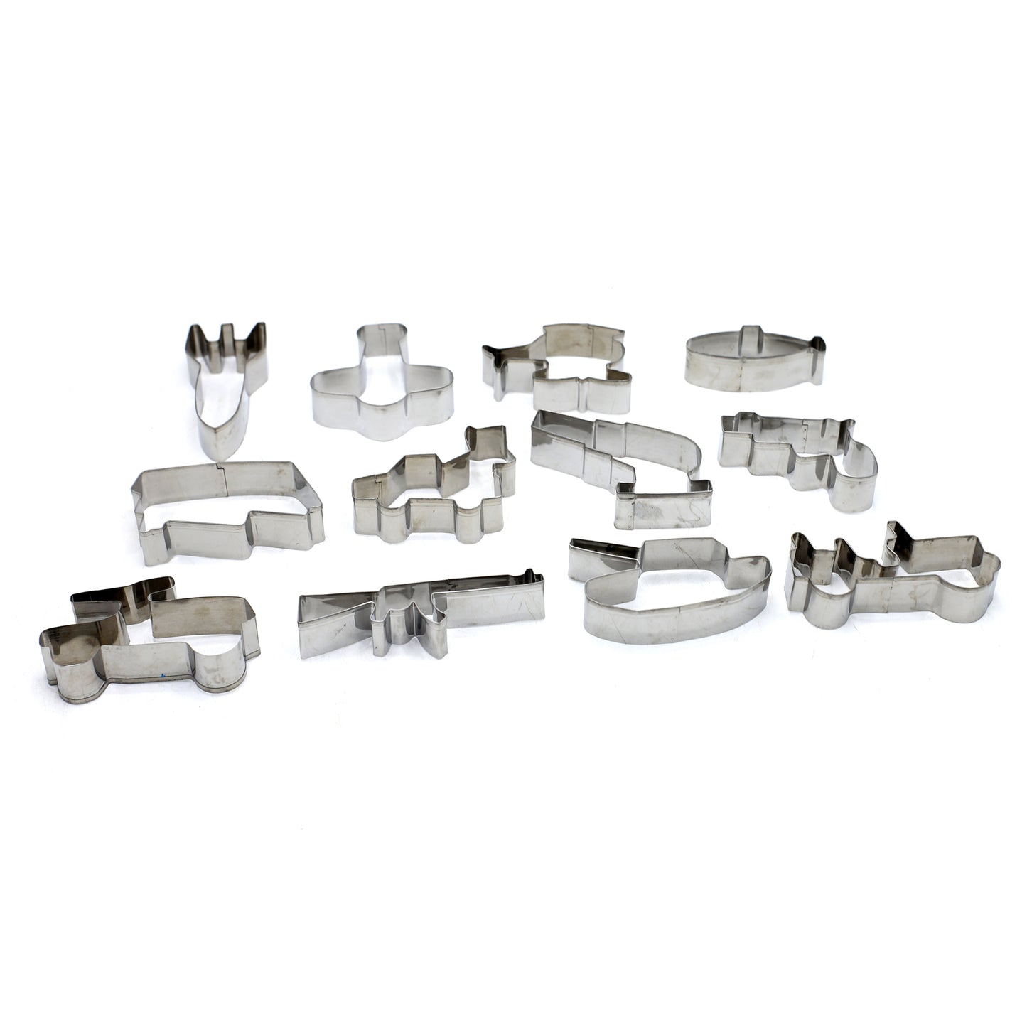 Military Equipment Multi design Cookie & Fondant Cutter 12Pcs Set