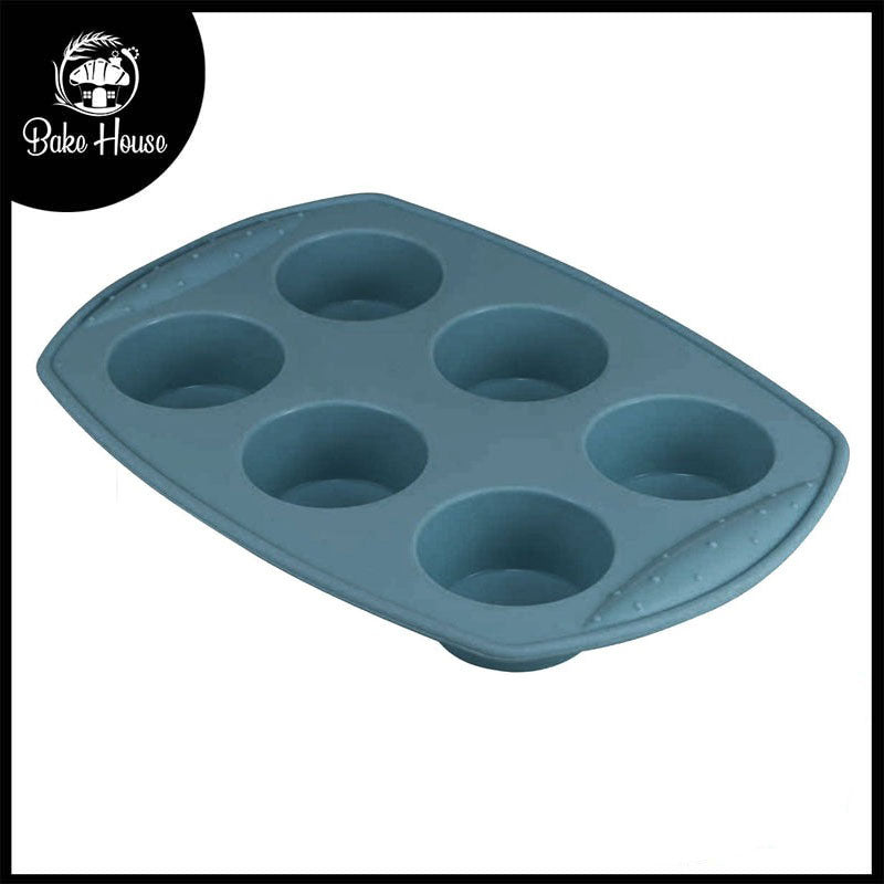 6 Cups Silicone Muffin Baking Tray