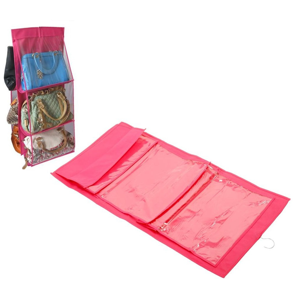 6 Pocket Hanging Purse Organizer