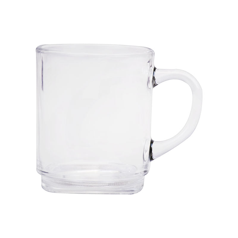 Transparent Tea, Milk And Coffee Drinking Cups 6 Pcs Set