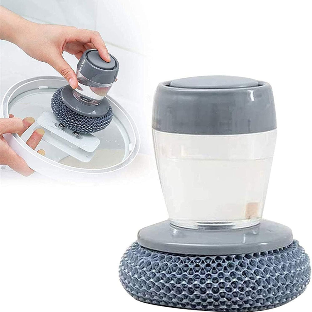 Soap Dispensing Palm Brush Cleaner
