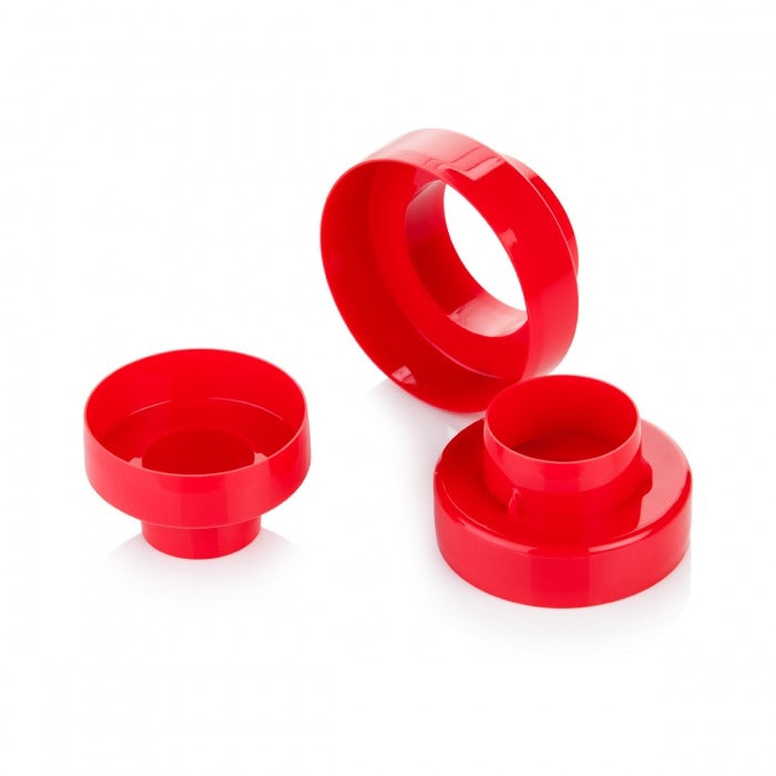 Double Sided Donut And Cookies Dough Cutter 3 Pcs Set Plastic