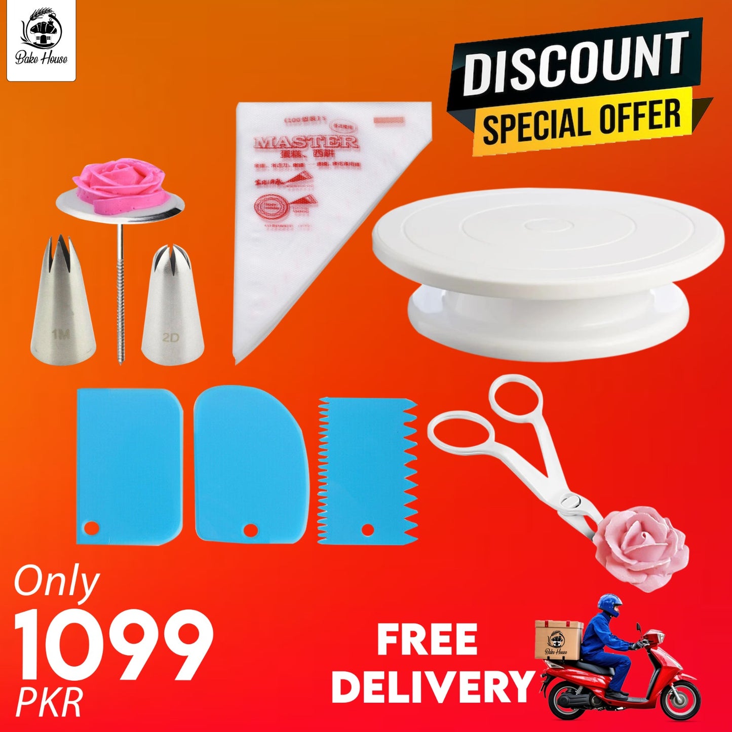Basic Cake Decorating Deal Free Delivery All Over Pakistan