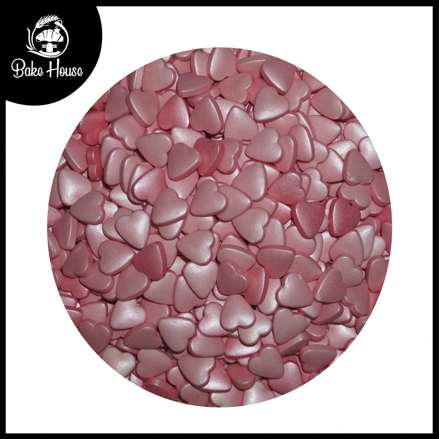 Bake House Blush Pink Heart Sprinkles
