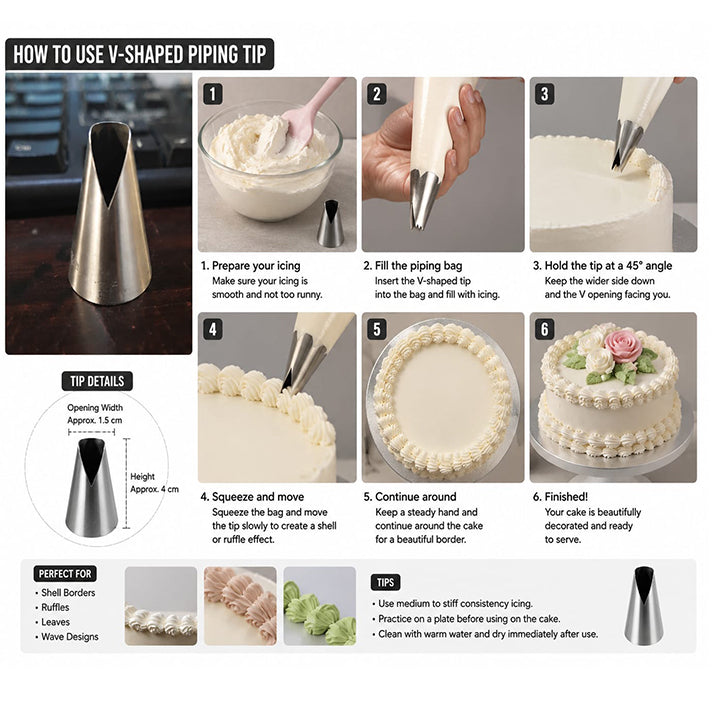 686 Icing Nozzle Stainless Steel