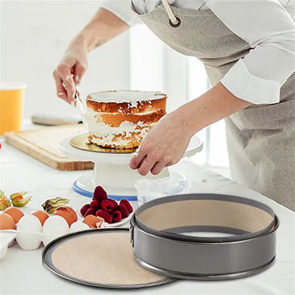 Heat Resist Springform Cake Baking Mat 2Pcs Set