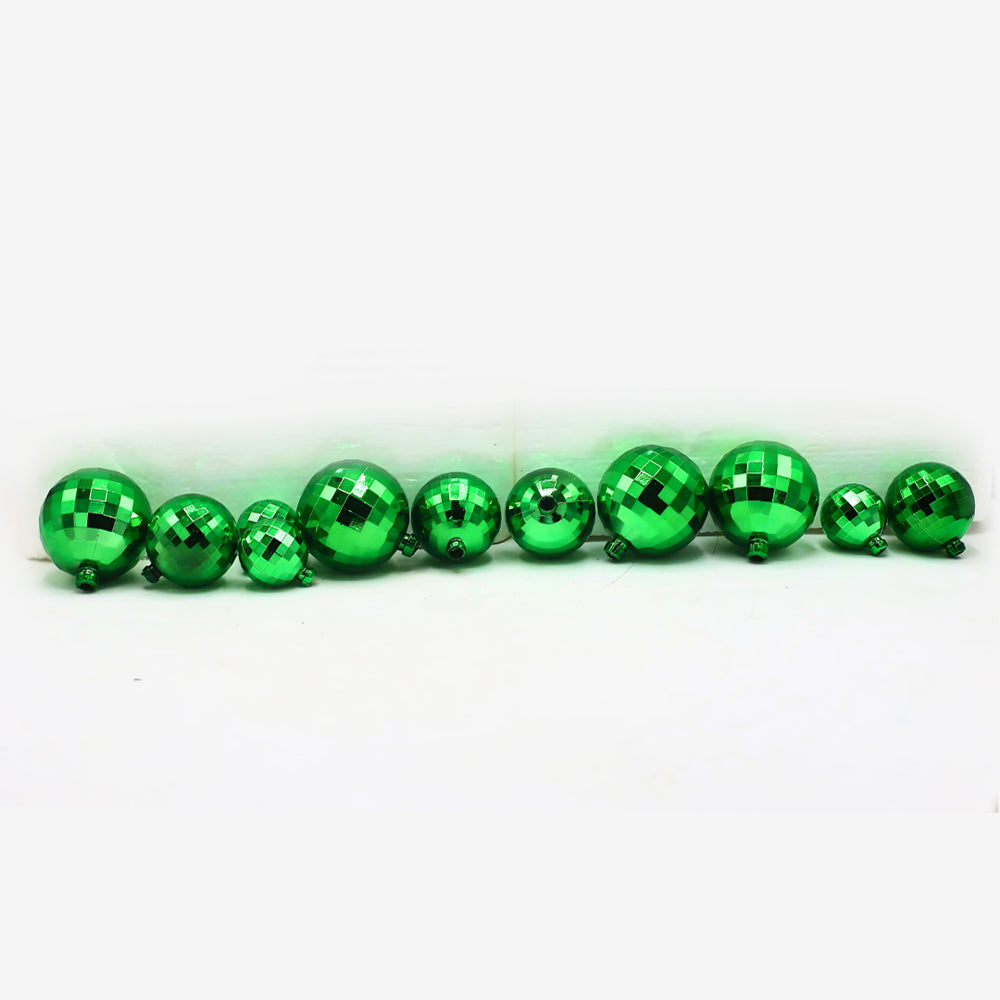 Artificial Vintage Green Ball Cake Topper 12Pcs Set