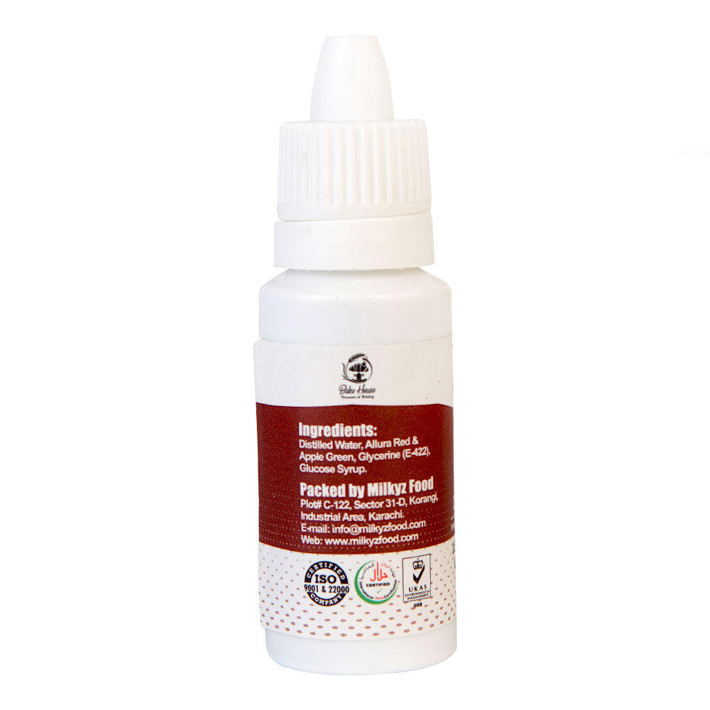 Milkyz Food Liquid Food Color Dark Brown 18ML Dropper Bottle