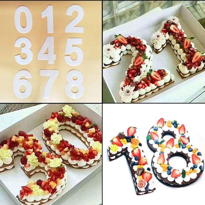 Number Cake Mold 0-8 Large