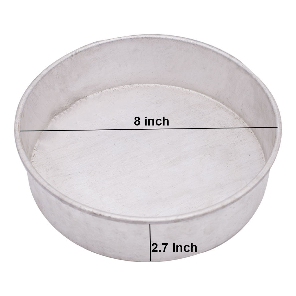 Round Cake Mold Aluminium 8 X 8 Inch