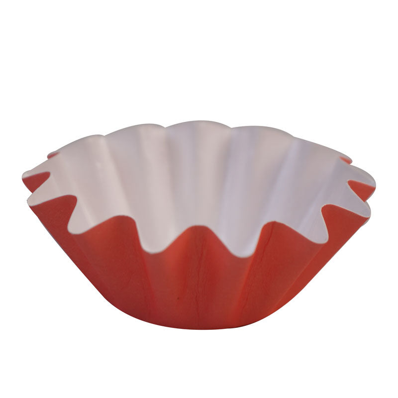 Pink Floret Card Paper Baking Cupcake Muffin Liners, Wrappers 50 Pcs