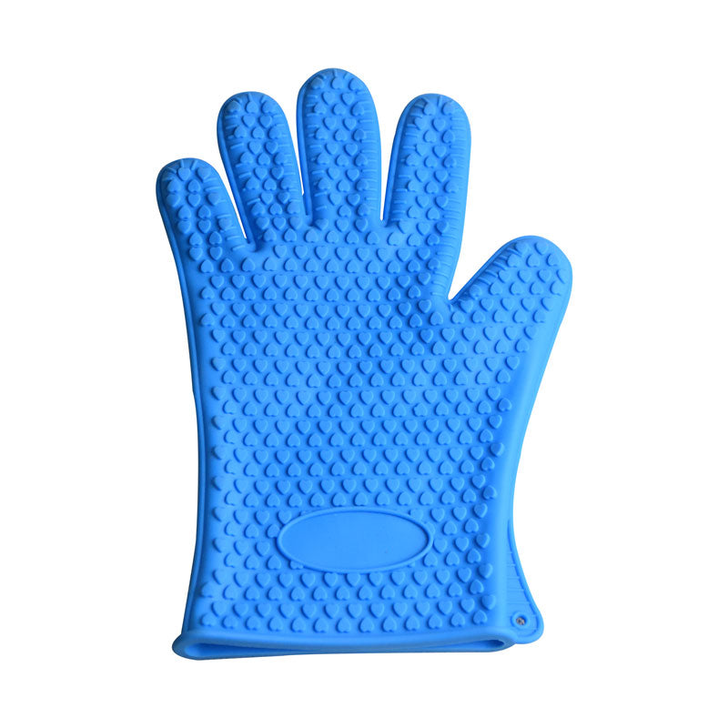 Heat Resistant Silicone Baking Glove 26.5cm Hearts design