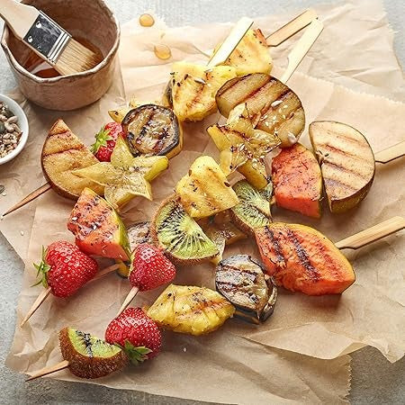 Wooden Bamboo Skewers 18cm 100Pcs Set