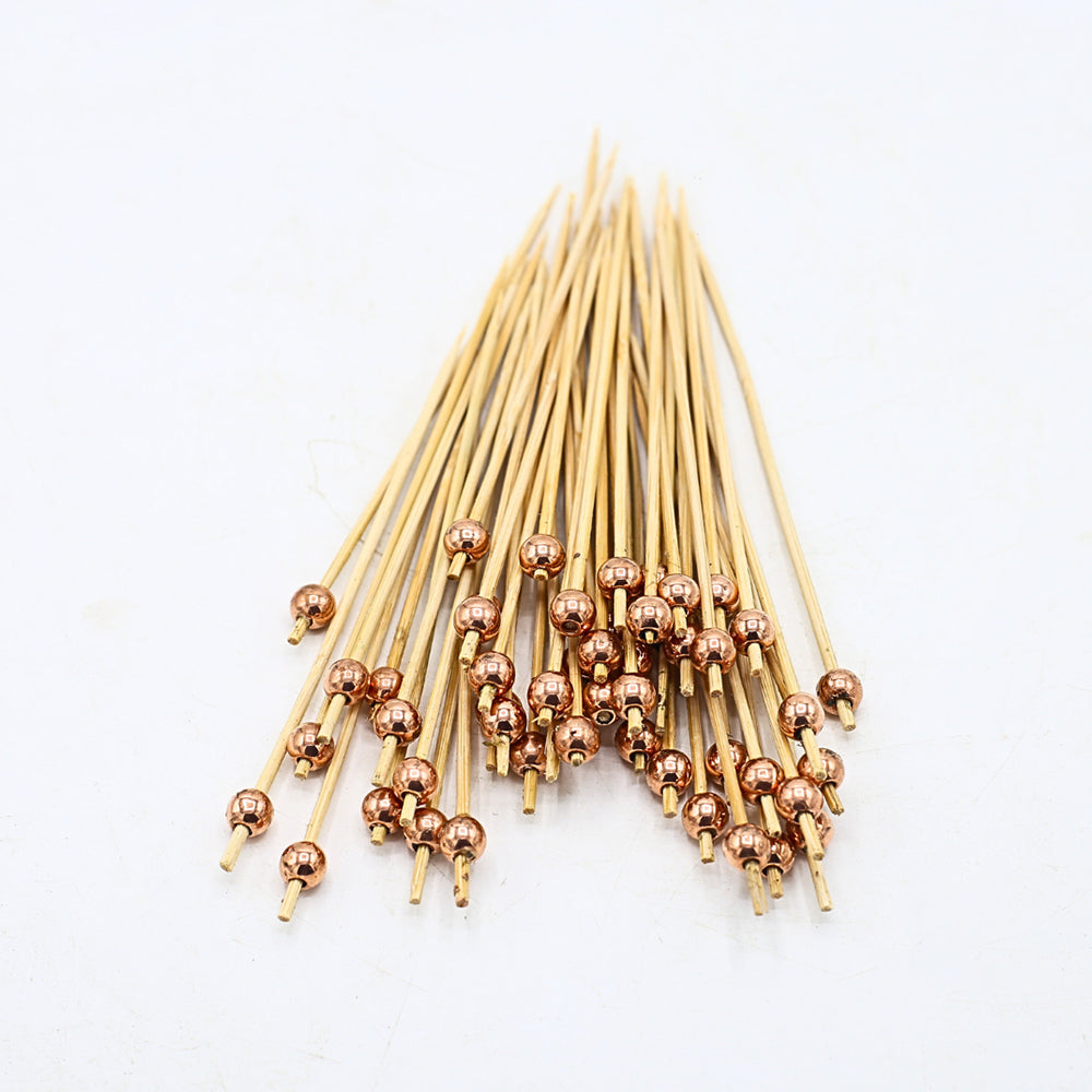 Colorful Cocktail Pick With Pearls 50Pcs Set