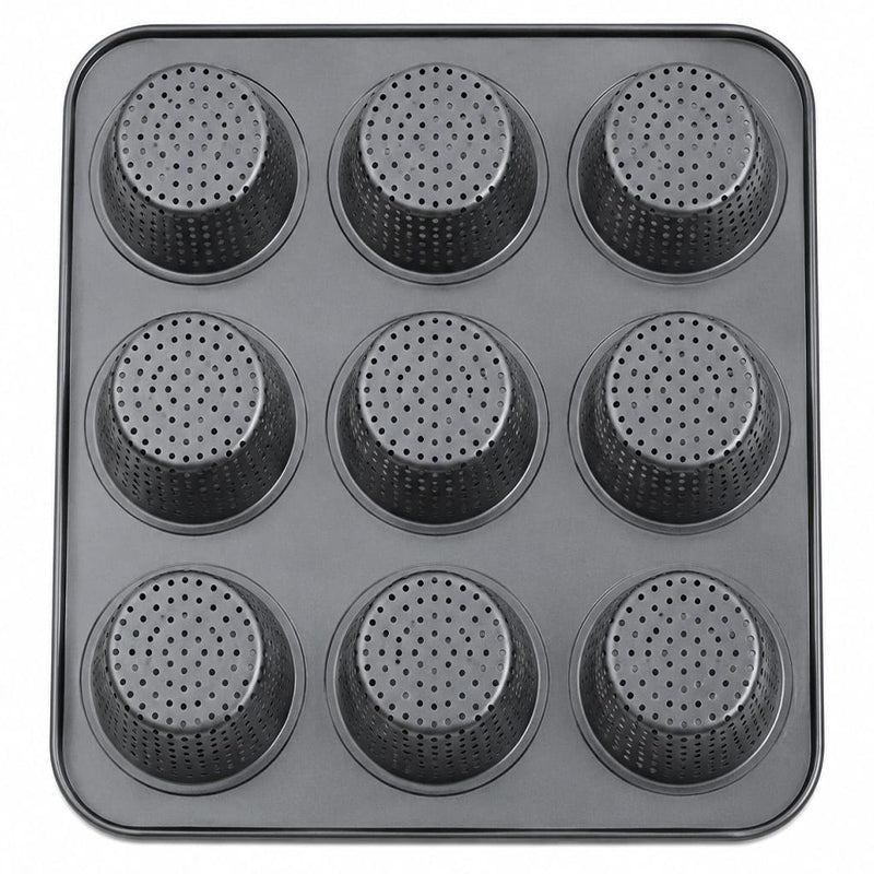 Cupcake muffin Non-Stick With Hole 8cm 9 Cavity