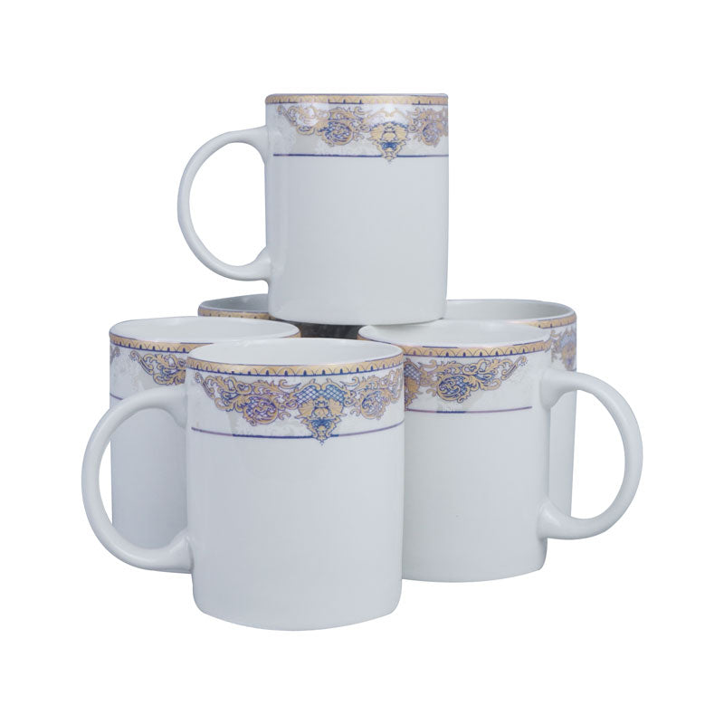 Tea, Milk And Coffee Drinking Mugs 6 Pcs Set (Design 06)