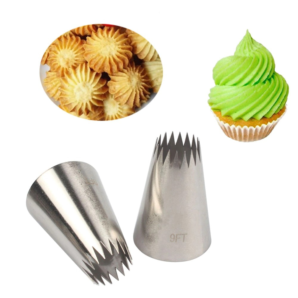 9FT Icing & Cookie Nozzle Stainless Steel