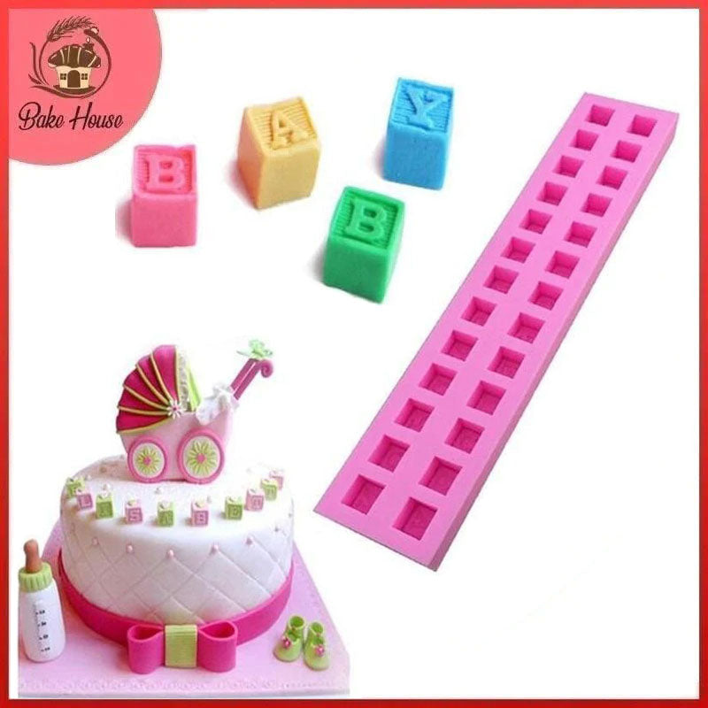 A To Z Alphabet Silicone Fondant & Chocolate Mold