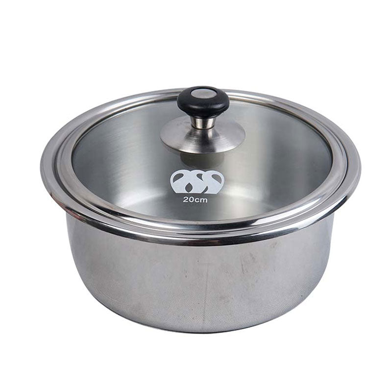 Alpha Durable Stainless Steel Casserole Pan 3 pans Set 16, 18 & 20cm