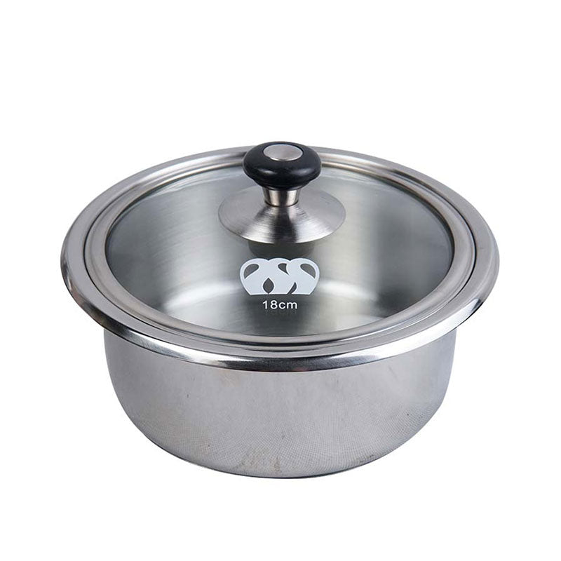 Alpha Durable Stainless Steel Casserole Pan 3 pans Set 16, 18 & 20cm