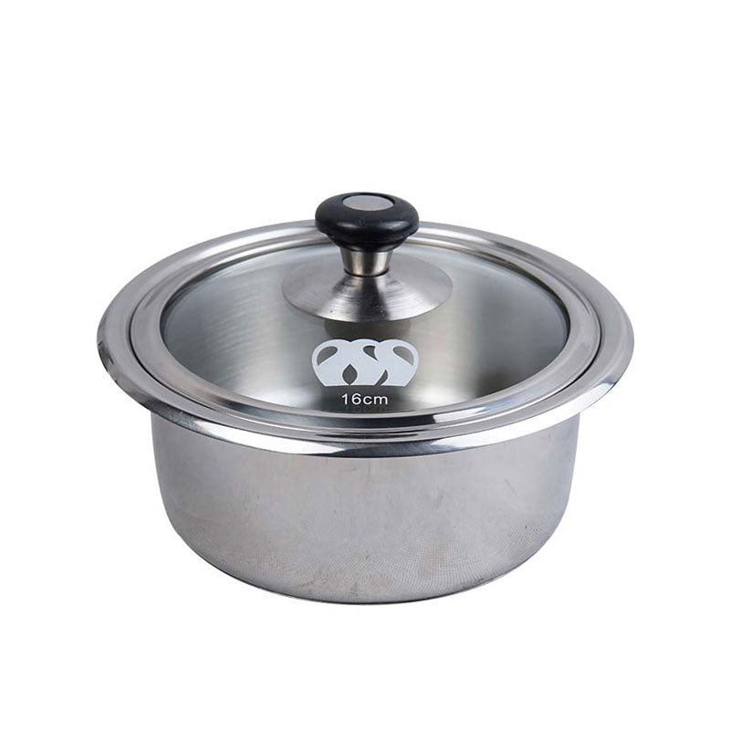 Alpha Durable Stainless Steel Casserole Pan 3 pans Set 16, 18 & 20cm