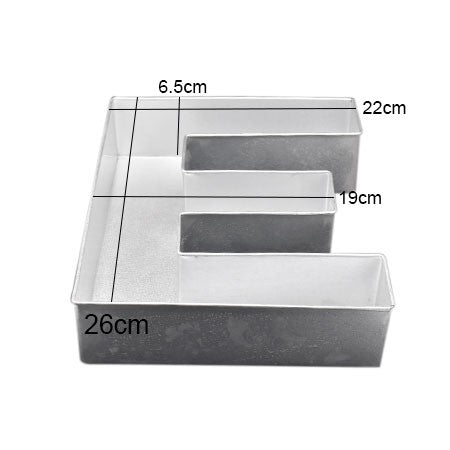 Alphabet Letter E Steel Cake Baking Mold