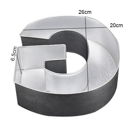 Alphabet Letter G Steel Cake Baking Mold